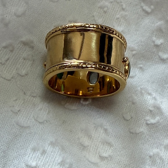 Temple St. Clair Target Wide Band Ring - Picture 13 of 14